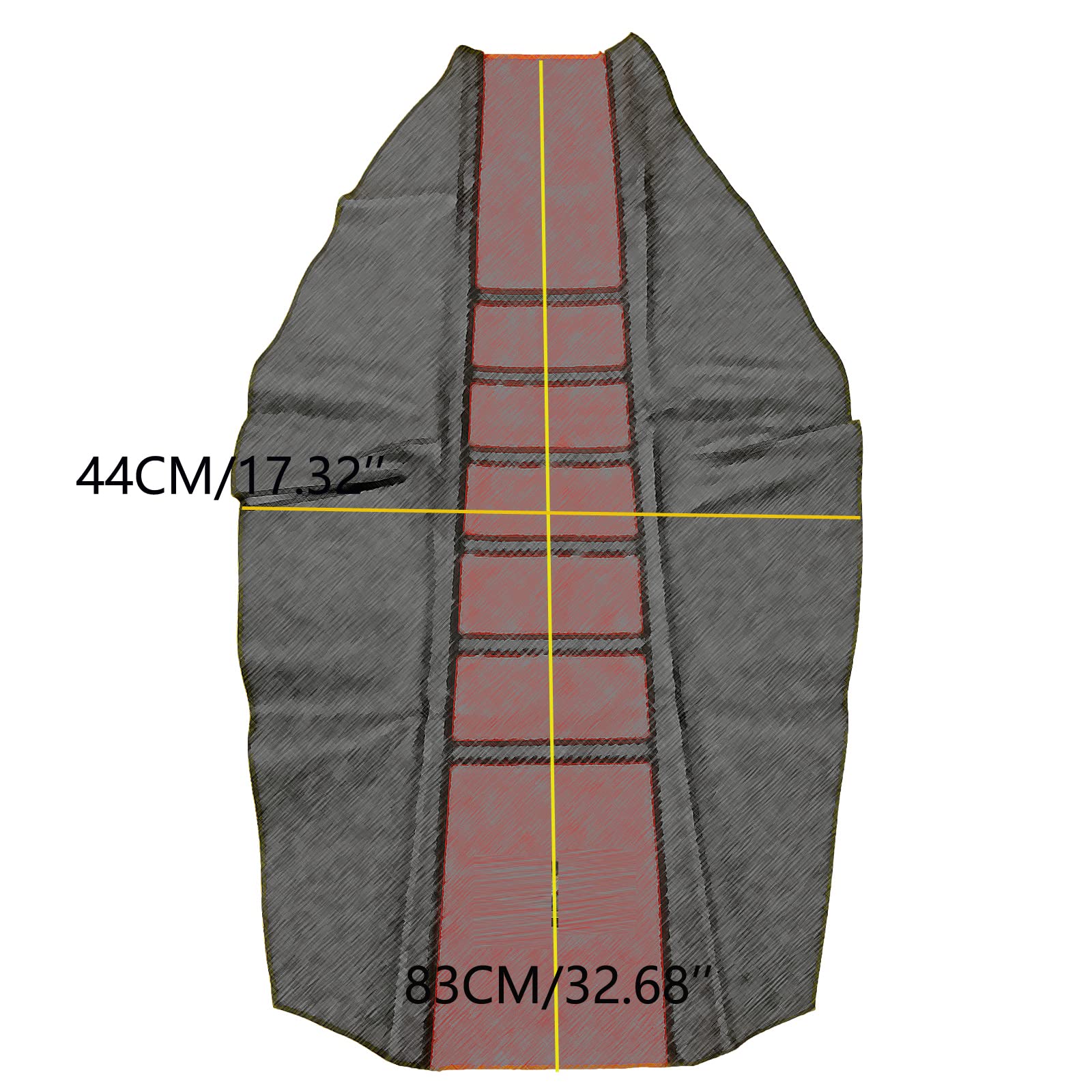 Carmoeignin Motorcycle Seat Cover Motocross Protection Dirt Bike Waterproof,Non-Slip and Wear-Resistant Gripper Rubber Soft for Honda Yamaha YZ YZF for CRF YZF WR KXF SXF EXC TC FC125 150 200