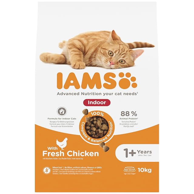 Foto 2 de 7 de IAMS Alimento Seco para Gatos de Interior, con Pollo Fresco, 10 kg