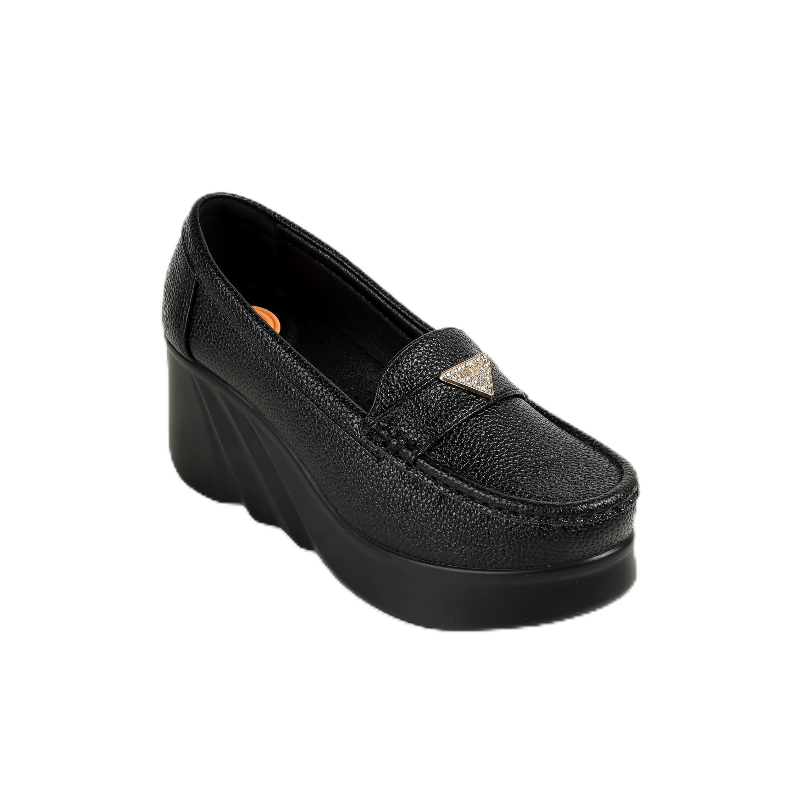 metro Women's Black Casual - Loafers-picture-30