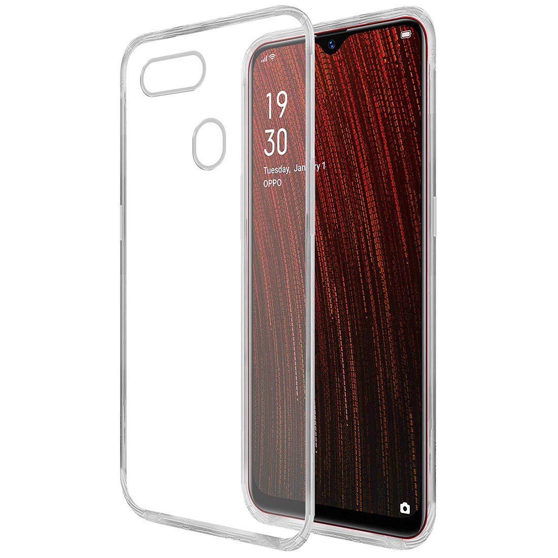 Amazon Brand - Solimo Mobile Cover for Oppo A5s (Soft & Flexible Back Case), Transparent (B07XY3K1KQ) Amazon Price History, Amazon Price Tracker