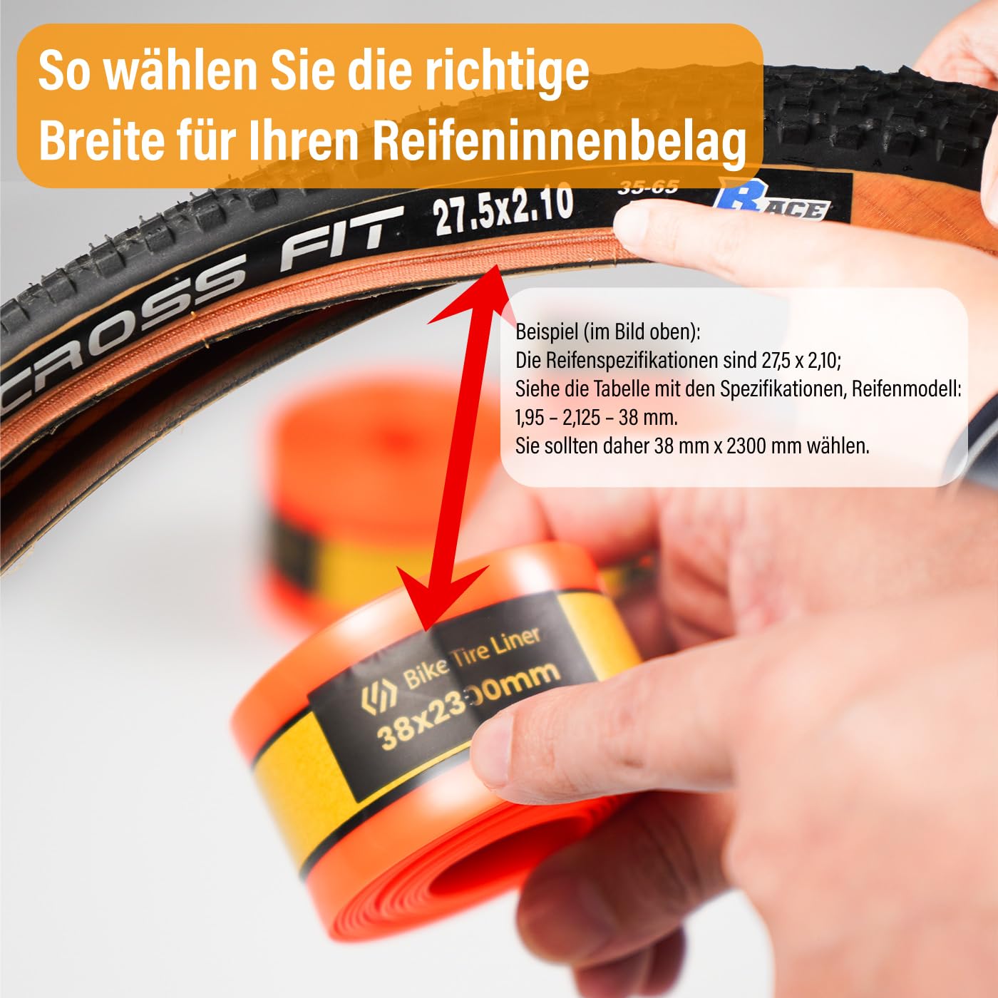 Chooee Cinta de protección contra pinchazos para bicicleta, neumáticos de bicicleta, MTB/Carretera, neumáticos de bicicleta, protector de tubo compatible con neumáticos 20, 24, 26, 27,5, 28, 29, 700 C