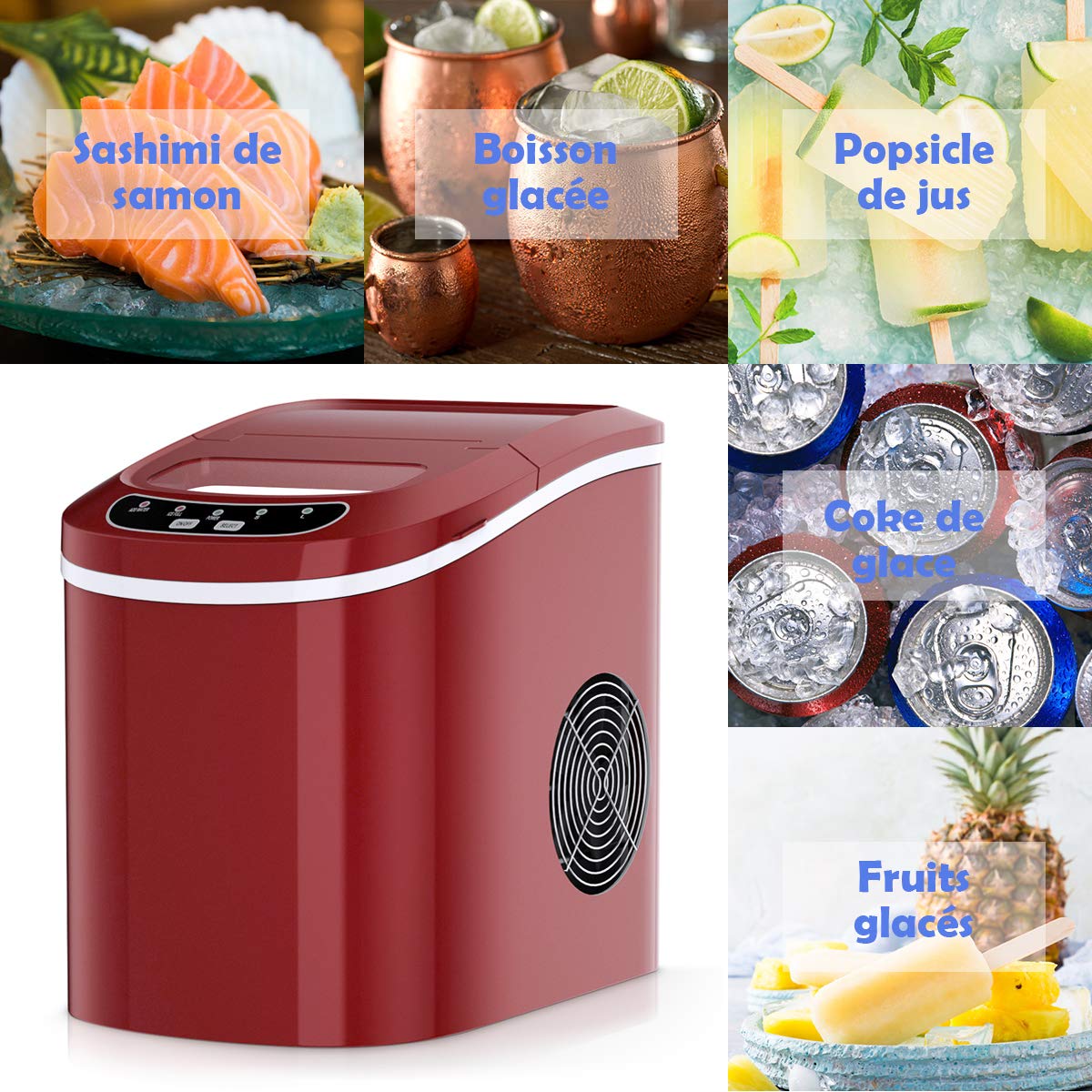 Utilisation facile de la machine à glaçons Pro Ice