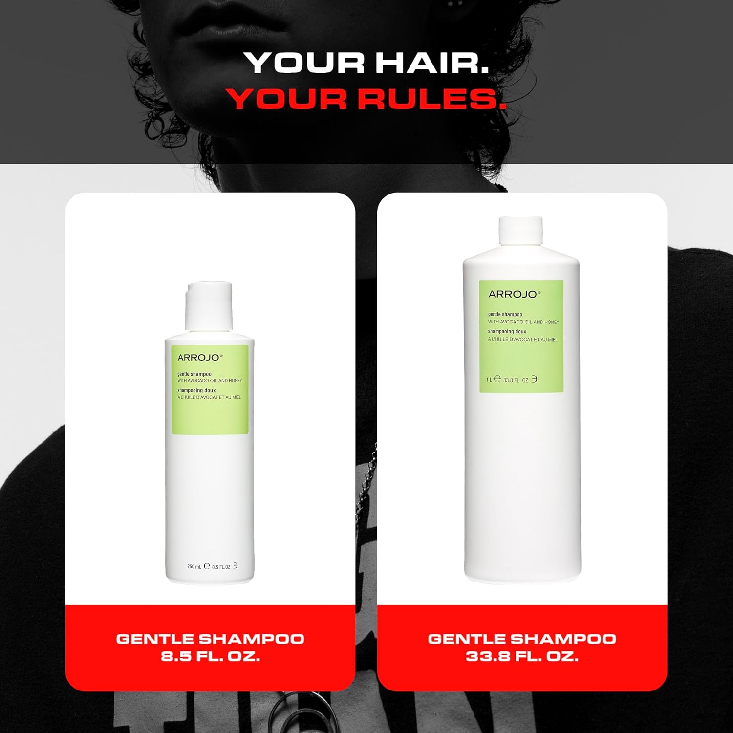 Arrojo Gentle Shampoo – Sulfate Free Shampoo with Vitamin B5, Coconut, Avocado & Sesame Seed Oils – Moisturizing Cleanser for Keratin-Treated & Damaged Hair - Image 7