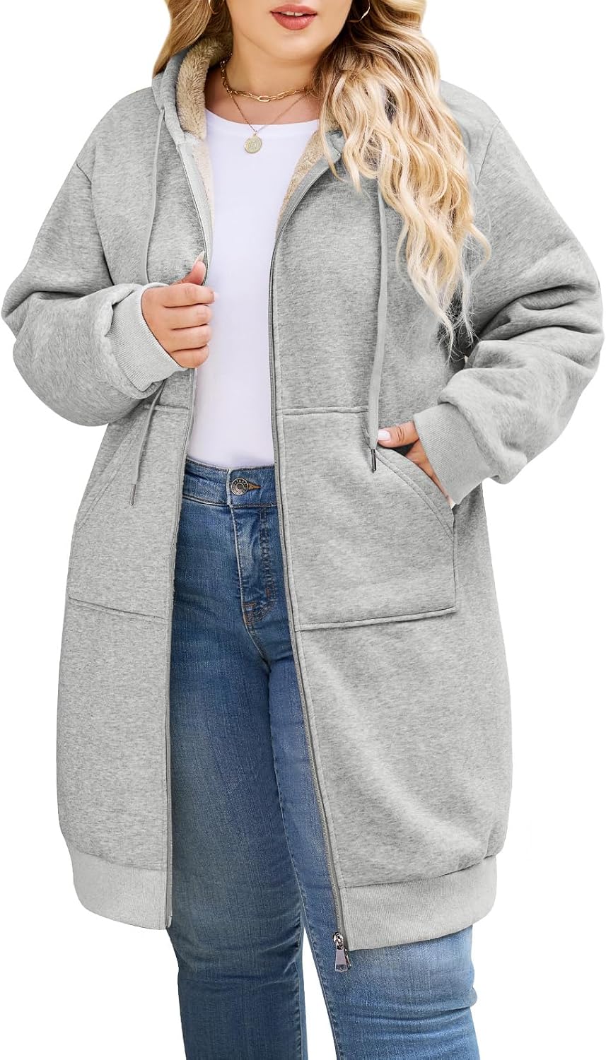 Felpe con cappuccio da donna Pullover Felpa invernale Top da donna Cappotto in pelliccia sintetica Plus Size Elegante manica tinta unita Caldo Capispalla Temperamento Giacca con cappuccio Giacca in