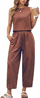 2 Piece Sets For Women 2025 Summer Fall Matching Wide Leg Crop Pants Outfits Travel Vacation Beach Lounge Sets