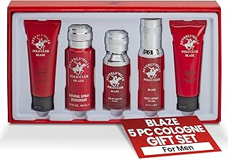 Beverly Hills Polo Club Blaze 5 Piece Cologne Gift Set for Men