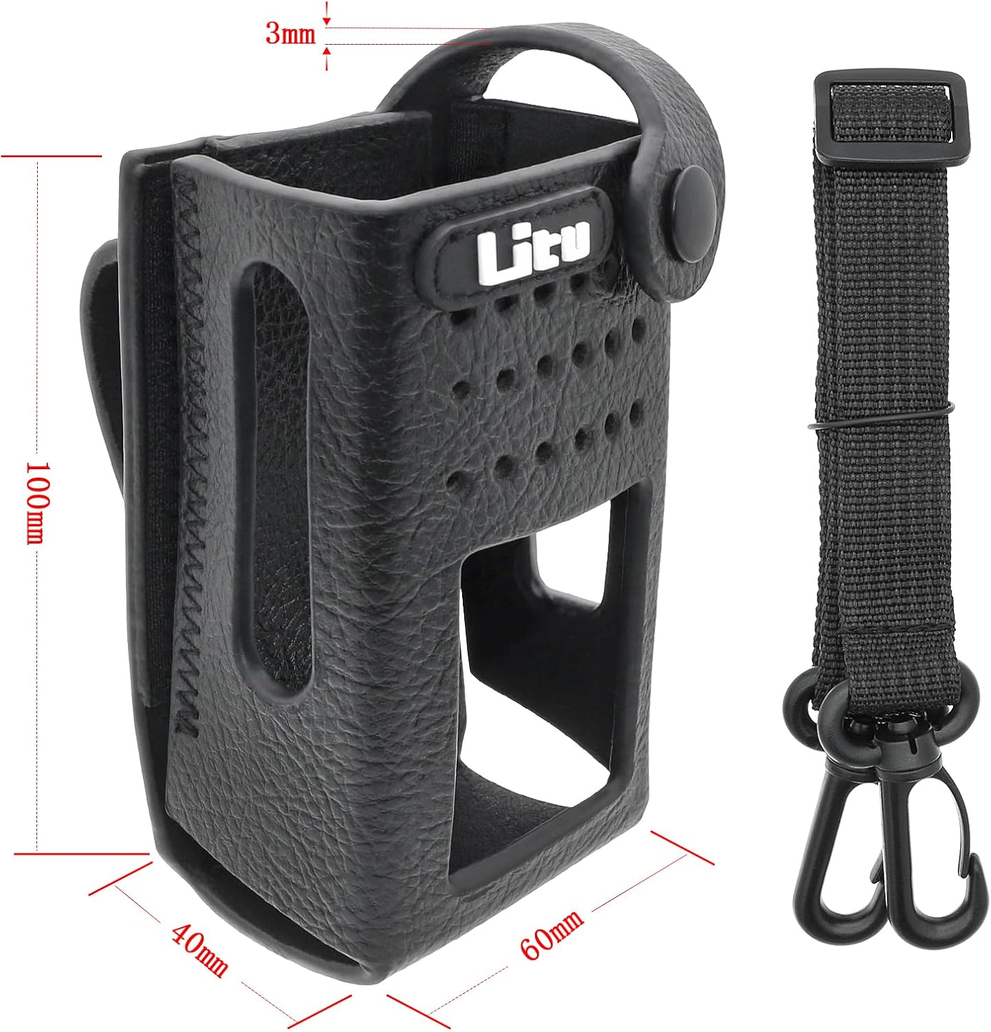 Case Compatible with Motorola DP3000e, DP3441, DP3441e, DP3661, DP3661E, XiR E8600, fit P/N: PMNN4440, PMNN4440AR, PMNN4502A, PMNN4511A