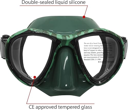 Miniatura 2 de Máscara de buceo mito, vidrio templado antivaho, falda de silicona antifugas, máscara de buceo, máscara de buceo, máscara de buceo, máscara de