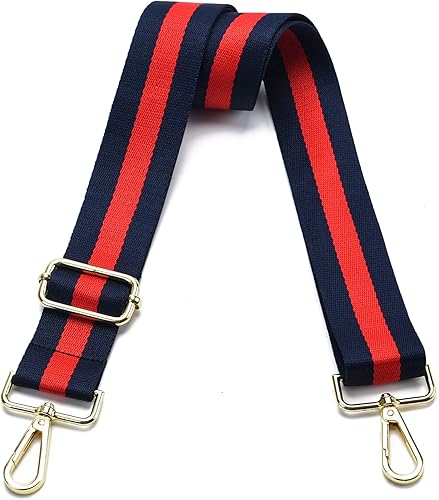 Miniatura 45 de Correa para bolso con herrajes dorados de repuesto, correa para bolso cruzado, correa ancha ajustable para colgar al hombro
