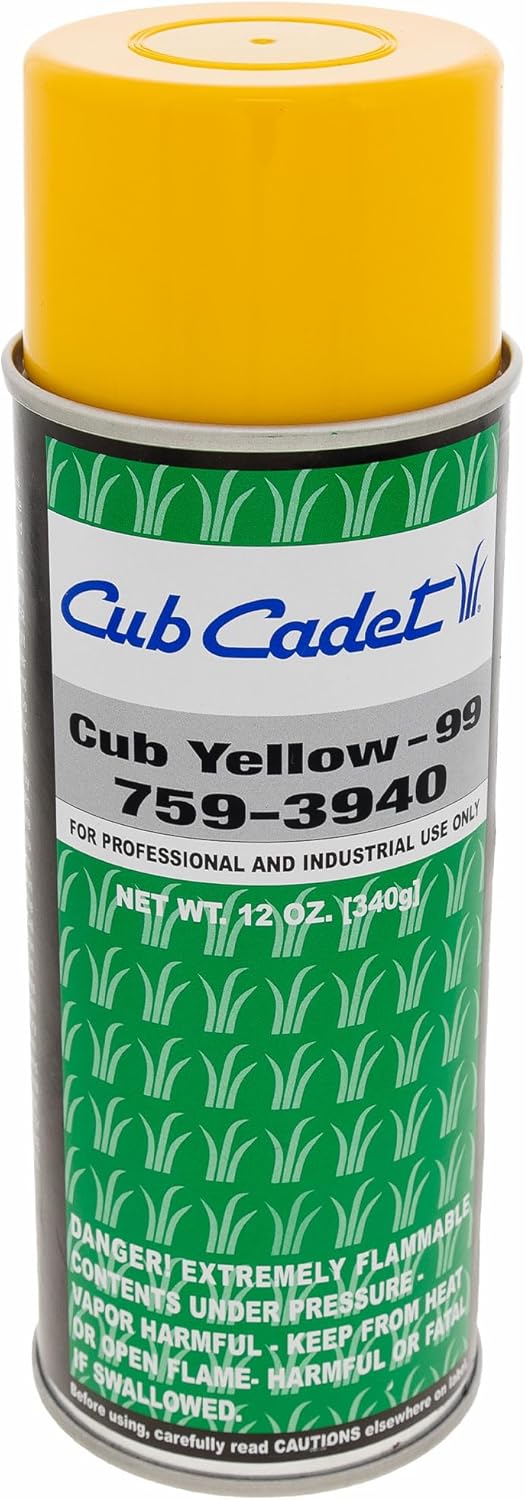CUB CADET 759-3940 Cub Yellow 99 Spray Paint 12oz Aerosol Spray Paint Can