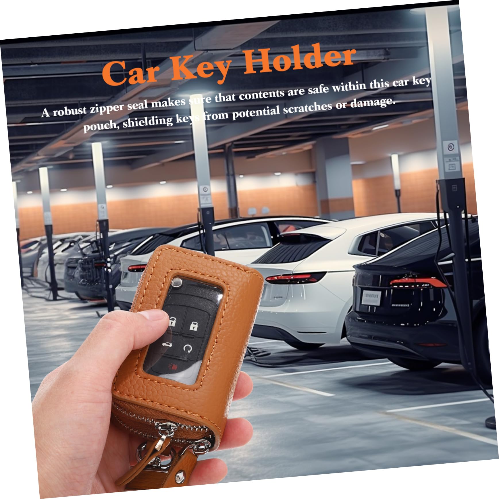 Gatuida Autoschlüsseltasche Kleiner Schlüsselhalter Leder Schlüsselhalter Schlüsseletui Schlüsselschutztasche Schlüsselanhänger Für Autoschlüssel Schlüsselanhänger Beutel Kfz