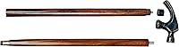 Vista 5 de Bastones de martillo de madera para hombres y mujeres, bastones plegables de lujo, regalo ideal para madres, padres, personas mayores