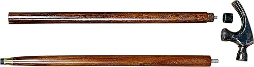Miniatura 5 de Bastones de martillo de madera para hombres y mujeres, bastones plegables de lujo, regalo ideal para madres, padres, personas mayores