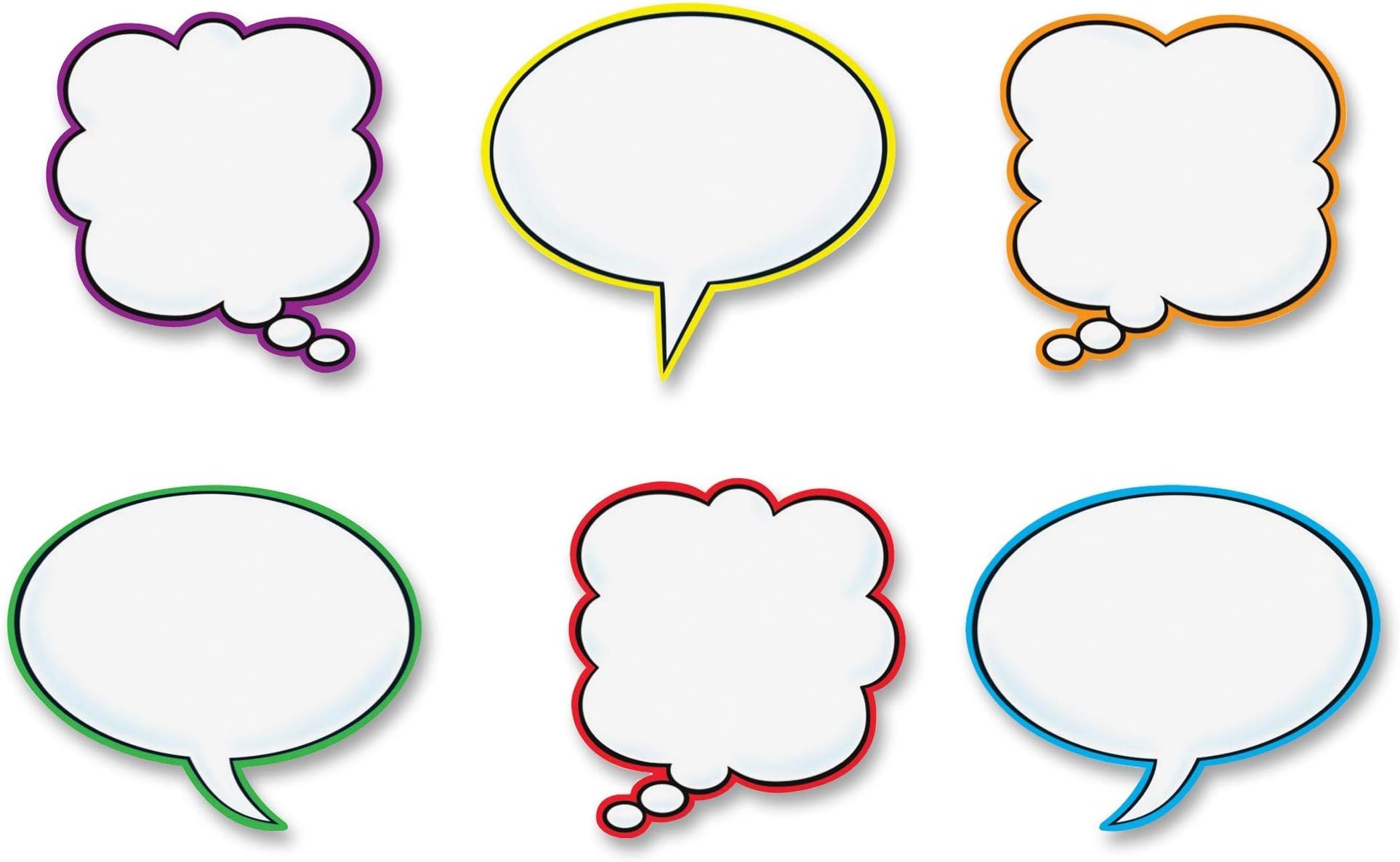 Creativity Inspired Trend Speech Balloons Classic Accents Variety Pack (Pack of 36)