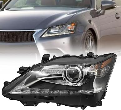 Left Driver Side Headlight w/AFL DRL Projector Fits for Lexus GS350 GS450h 3.5L 2013 2014 2015, Replace# 8118530F90 81185-30F90