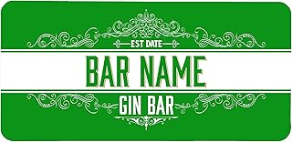 Spersonalizowana mata do baru bez obramowania do ginu bar dom blokada pub bar piwo gumowe maty personalizowane koktajl bar stara whiskey pub znak pomysł na prezent