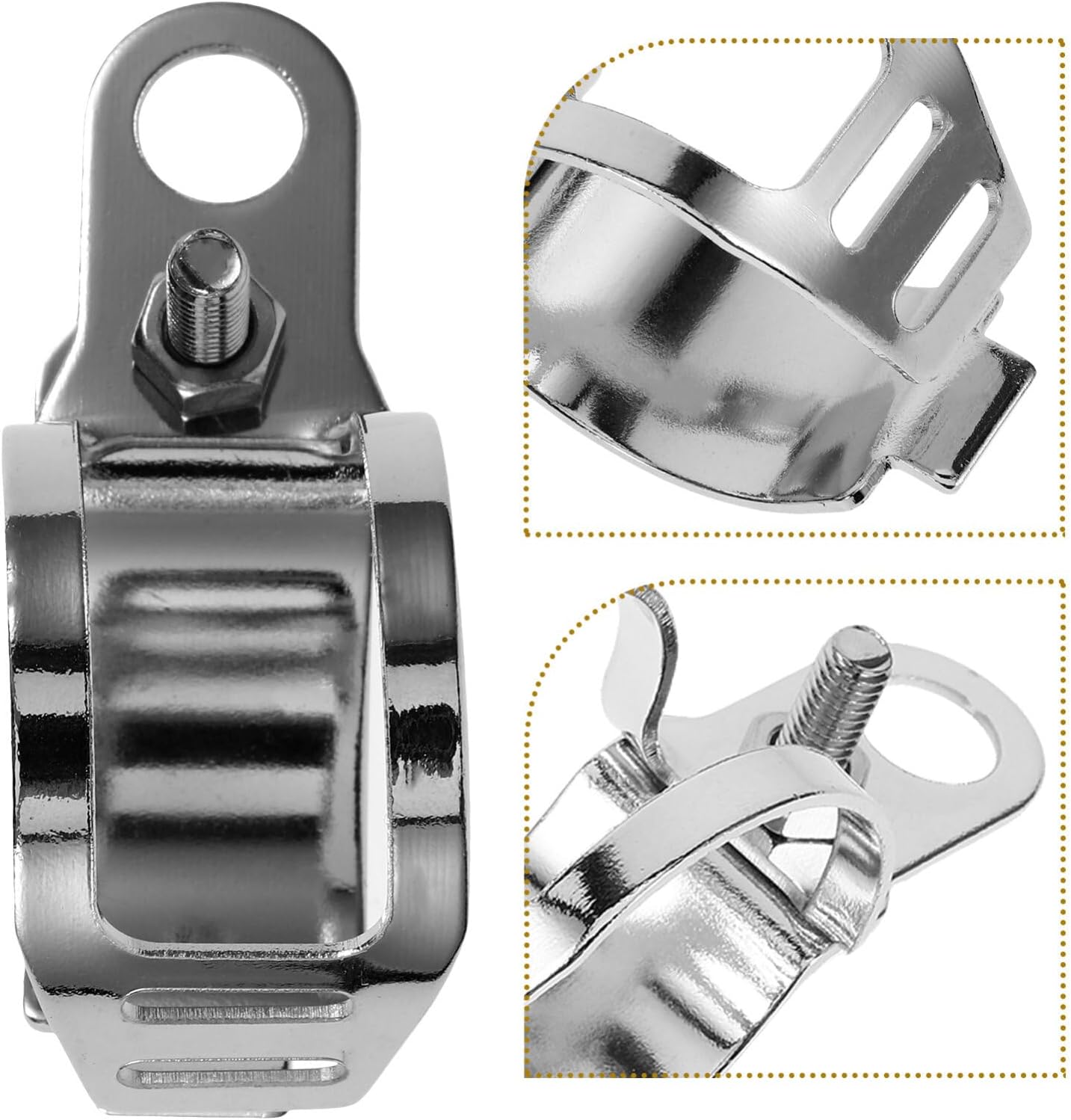 2pcs Front Fork Turn Signal Light Bracket for Motorcycles Mounting Kit Easy Installation for Improved Riding Safety and Comfort