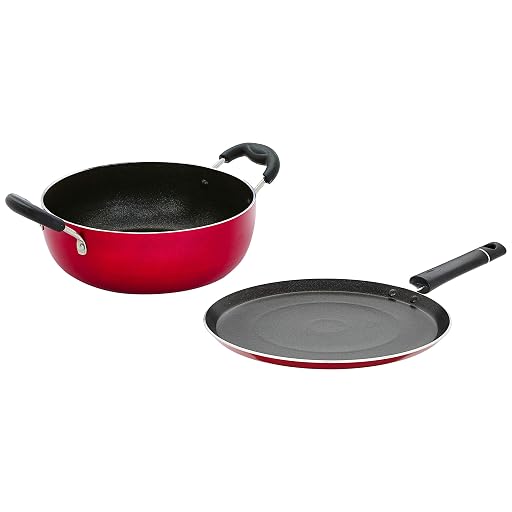 Solimo 2-Piece Non-Stick Cookware Set