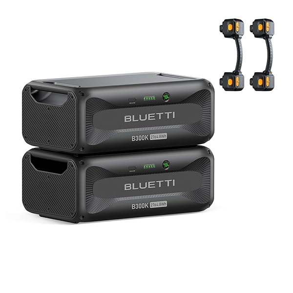 BLUETTI B300K, 2764.8Wh LiFePO4 Battery Pack for Portable Power Station Apex 300 Only, Extra Battery for Home, Emergency, Road Trip