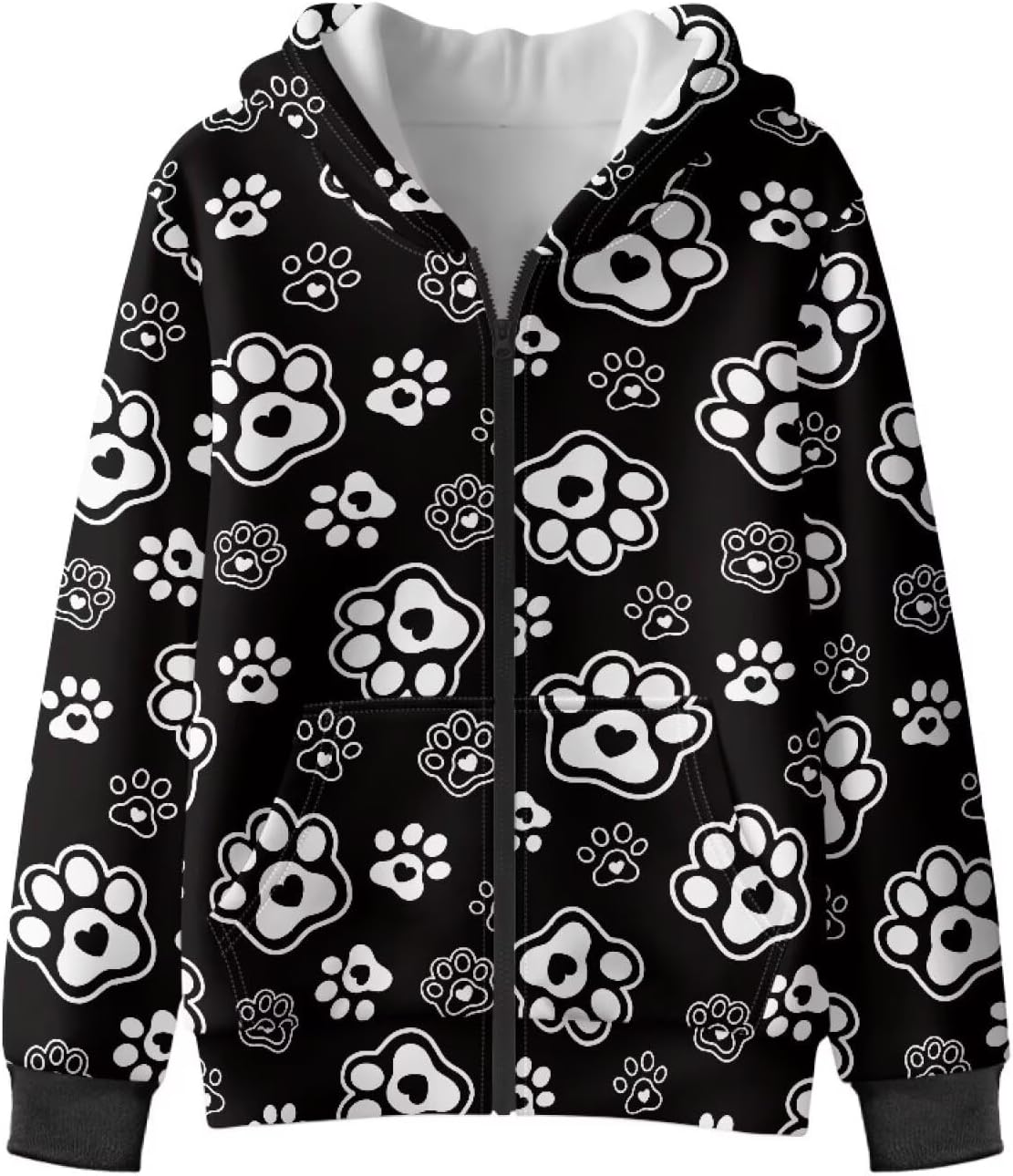 Pensura Boys Girls Zip Up Hoodies Sweatshirt Fall Winter Hooded Jacket Long Sleeve Shirts