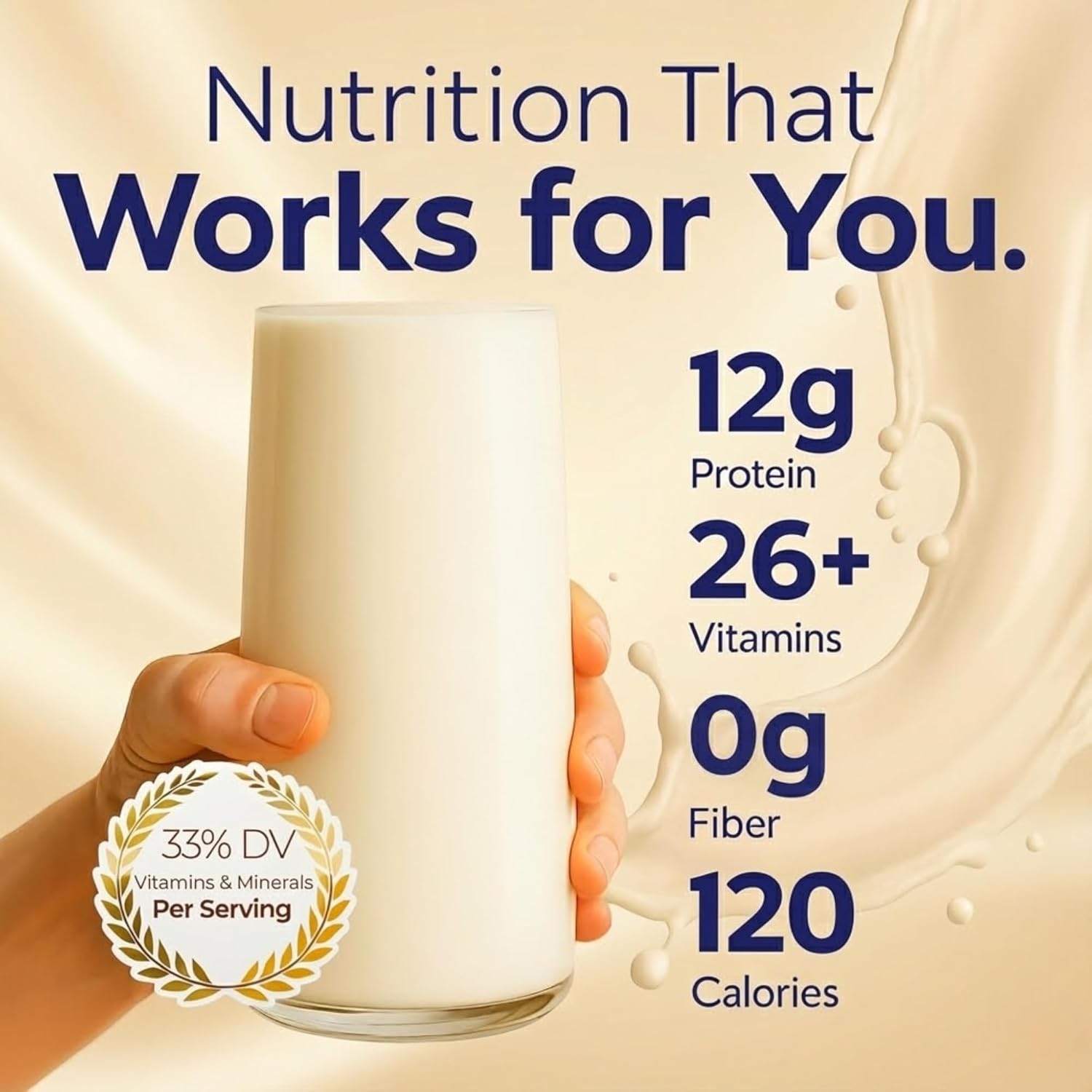 HMR 120 Vanilla Shake Meal Replacement Powder | Vanilla Shake Mix to Support Healthy Weight Loss | 12g of Protein | Nutritional Drink | Low Calorie Food | 12 Servings | 13.55 Ounce (Pack of 1)