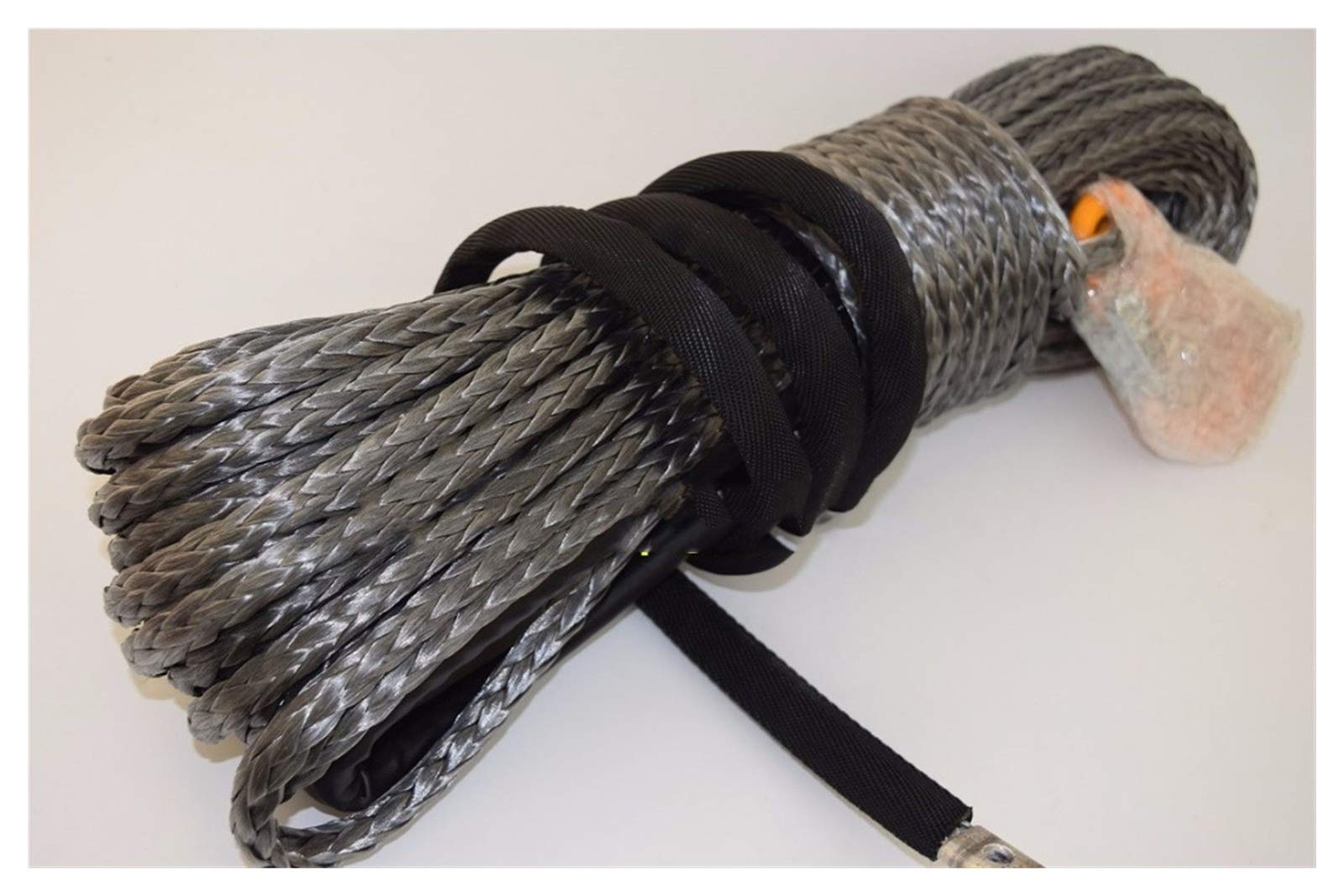 Winch Rope, Grey 10mm*30m Synthetic Winch Rope,Off Road,Boat,ATV Line