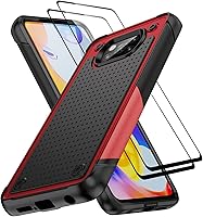 Vista 31 de Jeylly Funda para Xiaomi Redmi Note 9 Pro con protector de pantalla de vidrio templado [2 unidades], resistente a prueba de golpes, funda protectora
