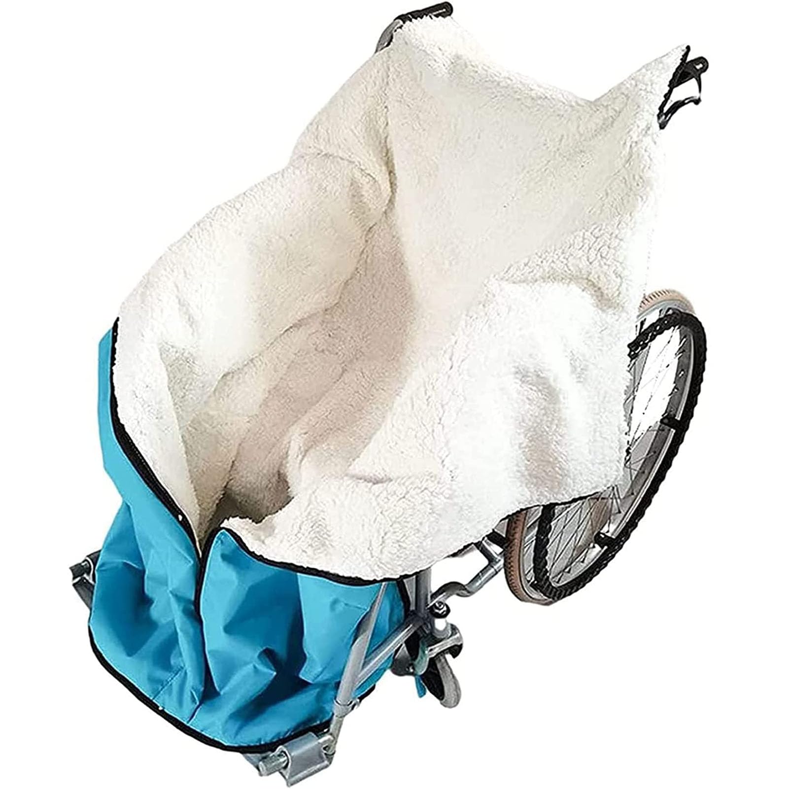 Manta para Silla Ruedas para Calidez Y Comodidad, Invierno Bolsa Cálida Manta Térmica Funda para Silla Ruedas, Manta Térmica para La Parte Inferior del Cuerpo a Prueba Viento