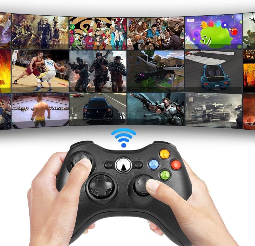 YUDEG Xbox 360 Wireless Controller Joystick Gampad for Xbox 360 PC Windows 7
