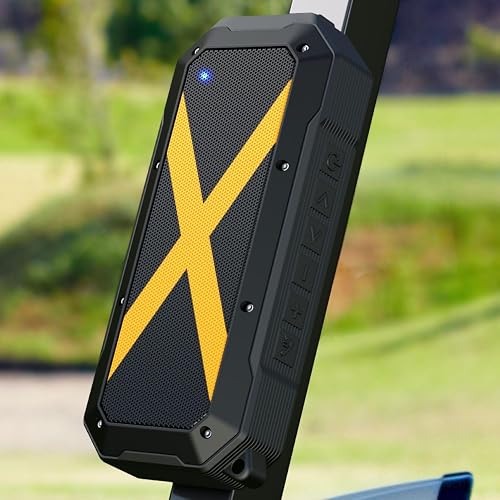 Magnetic Golf Cart Bluetooth Speaker, Portable Wireless Jobsite Speakers