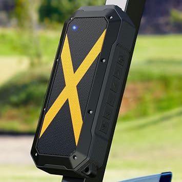 Magnetic Golf Cart Bluetooth Speaker, Portable Wireless Jobsite Speakers