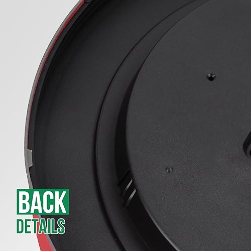 Miniatura 6 de Reloj de pared silencioso sin tictac, movimiento de cuarzo, estilo moderno, simple, redondo, de plástico, para hogar, oficina, escuela, sala de