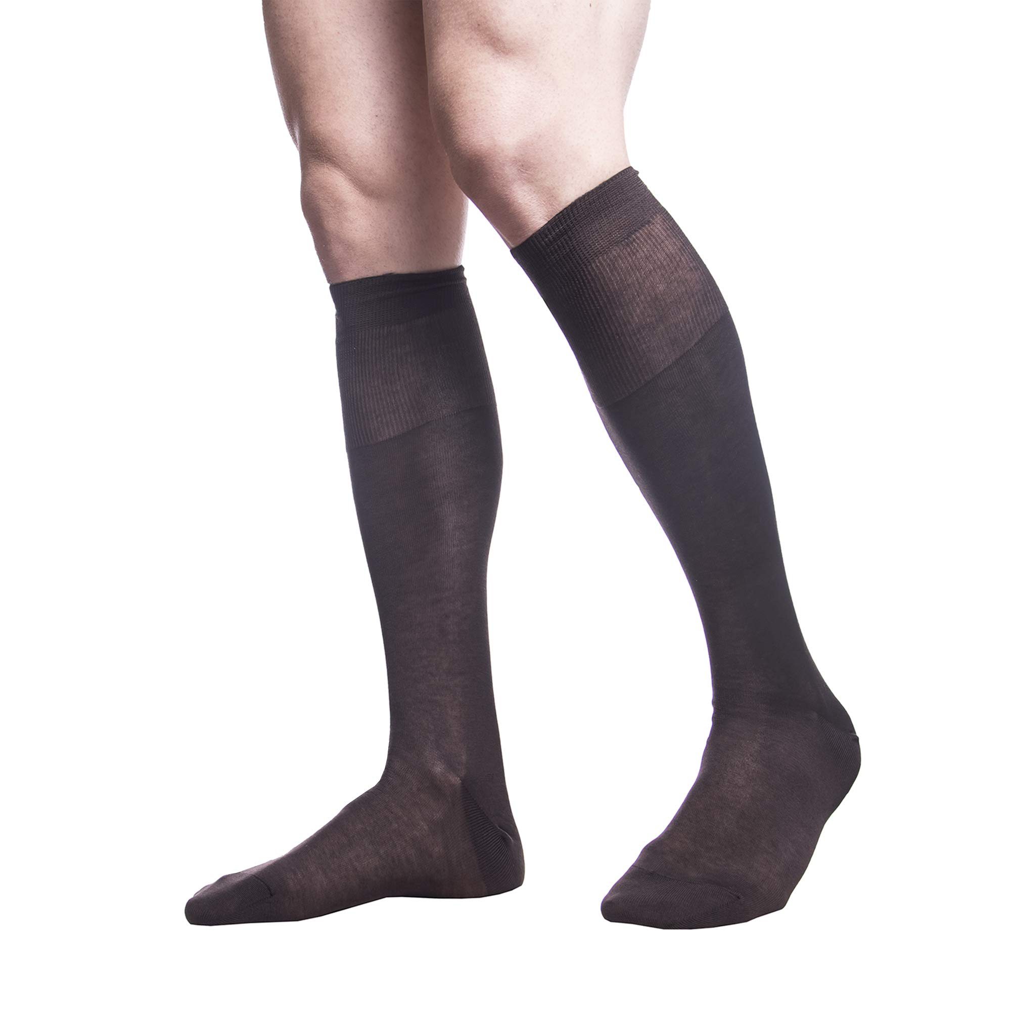 PETTI Artigiani Italiani - Calzini, Calze Uomo, Calzino Uomo, Calze Lunghe e Corte Uomo, 6 Paia Calze Uomo Filo di Scozia, 100% Made in Italy