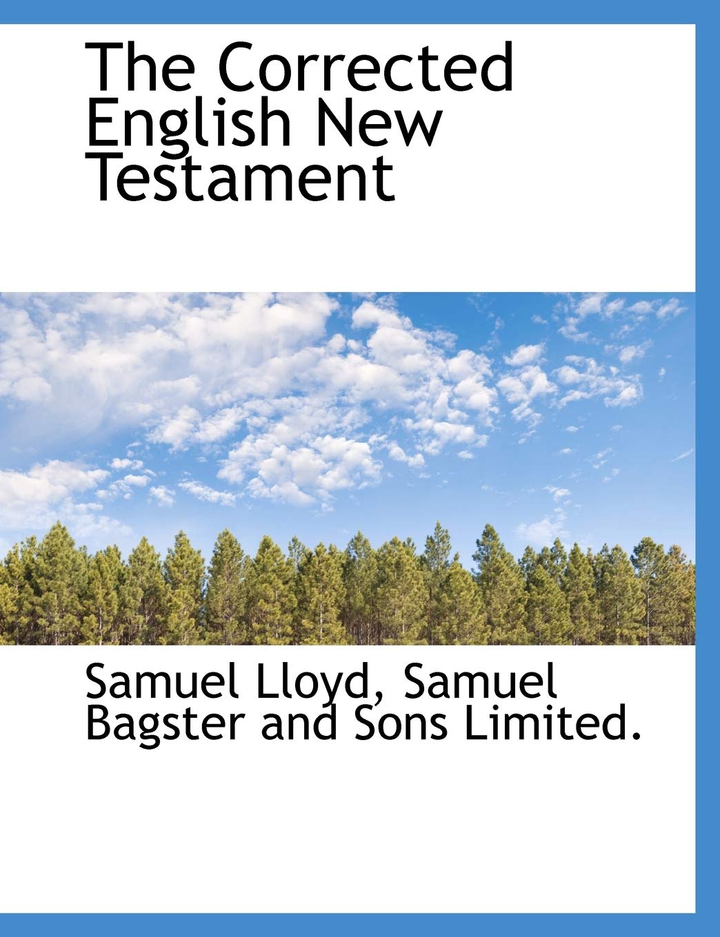 The Corrected English New Testament