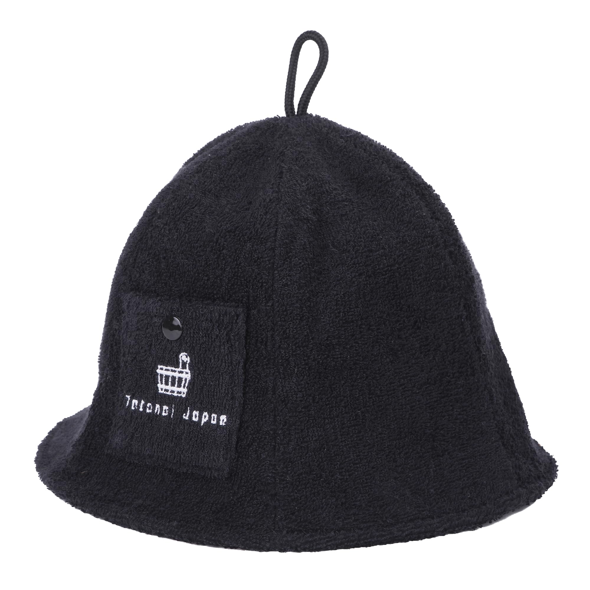 Totonoi Japan Cotton Towel Sauna Hat – Washable & Soft – Unisex Design for Men and Women