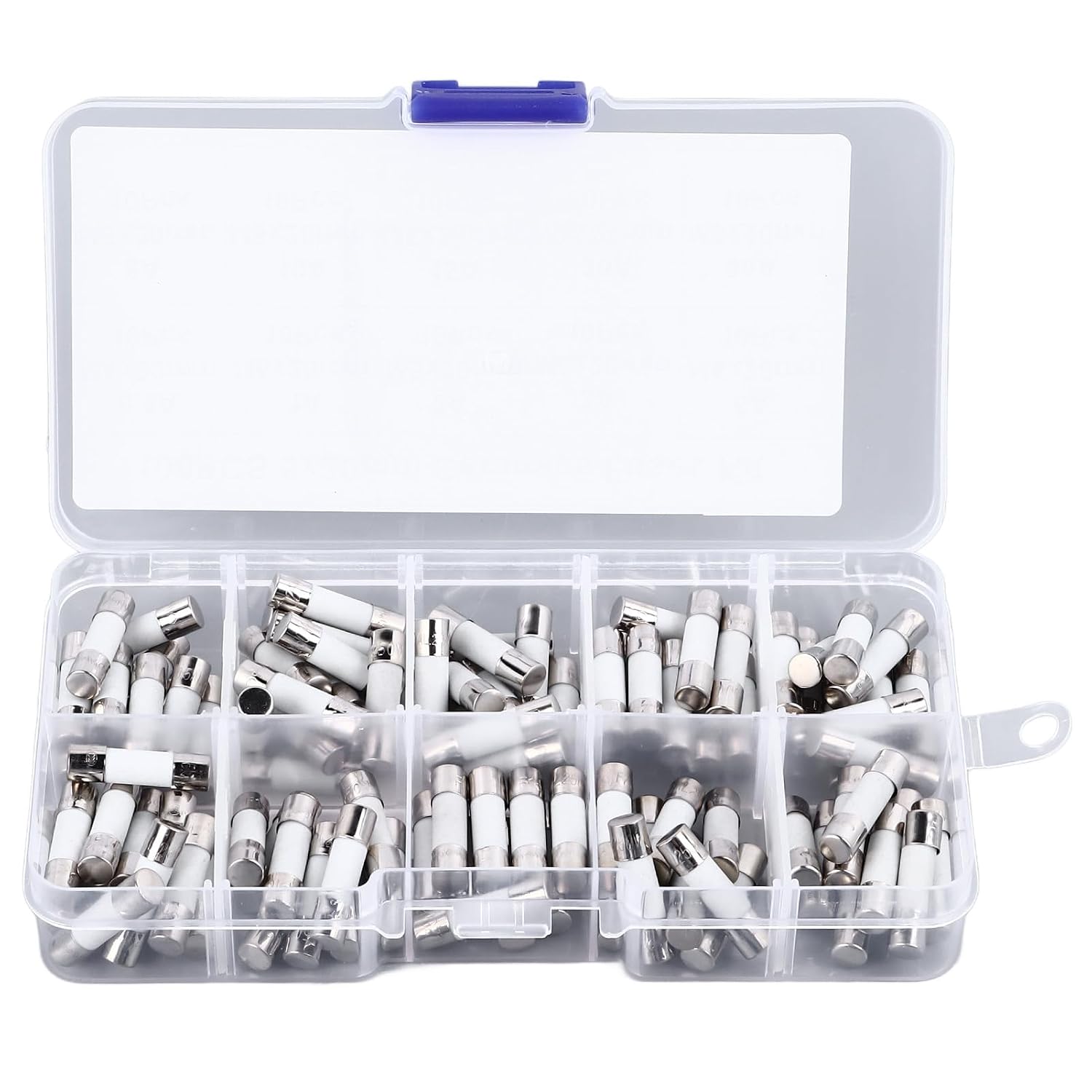 100PCS Tube 5x20mm Ceramic Assortment Kit, Multifunctional, Excellent Material, and Reliable, Portable, Wide Application