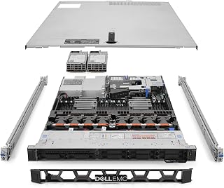 Dell PowerEdge R640 Renewed Server: 32-Core 2.10GHz, 256GB RAM, 7.7TB SSD, Rails Kit Included