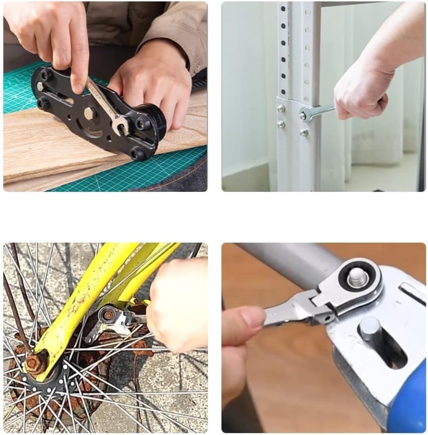 Amazon.co.jp: 12pcs CRV クロムバナジウム鋼ラチェットレンチセット