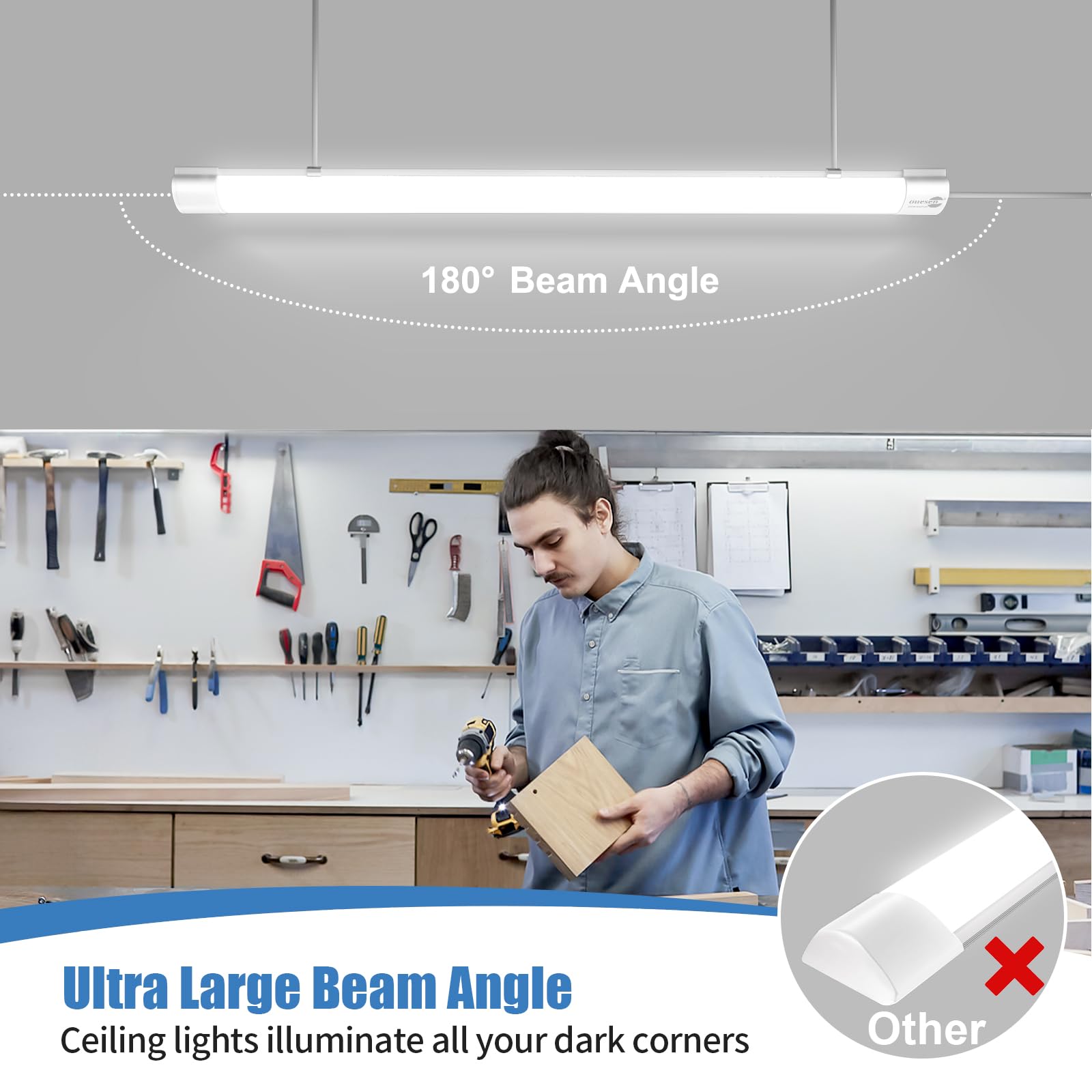 Lampe Led Pour Pièces Humides - 120 Cm - 1 Tube T8 De 18 W - 840 - Blanc Neutre - 4000 K - Ip65 Lampe Led Pour Pièces Humides - 120 Cm - 1 Tube T8 De 18 W - 840 - Blanc Neutre - 4000 K - Ip65