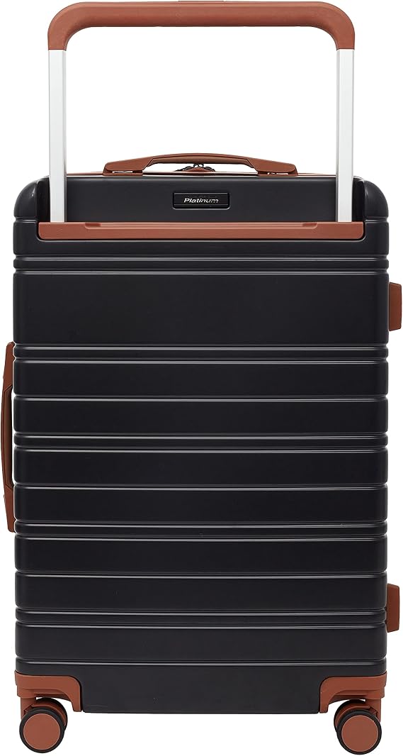 Travelers Club 2PC or 20 Navigate Luggage Set, Black, 20 Carry-On