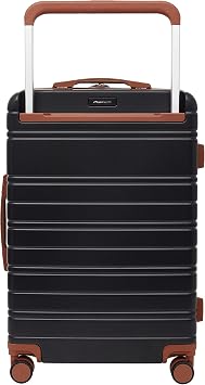 Travelers Club 2PC or 20 Navigate Luggage Set, Black, 20 Carry-On