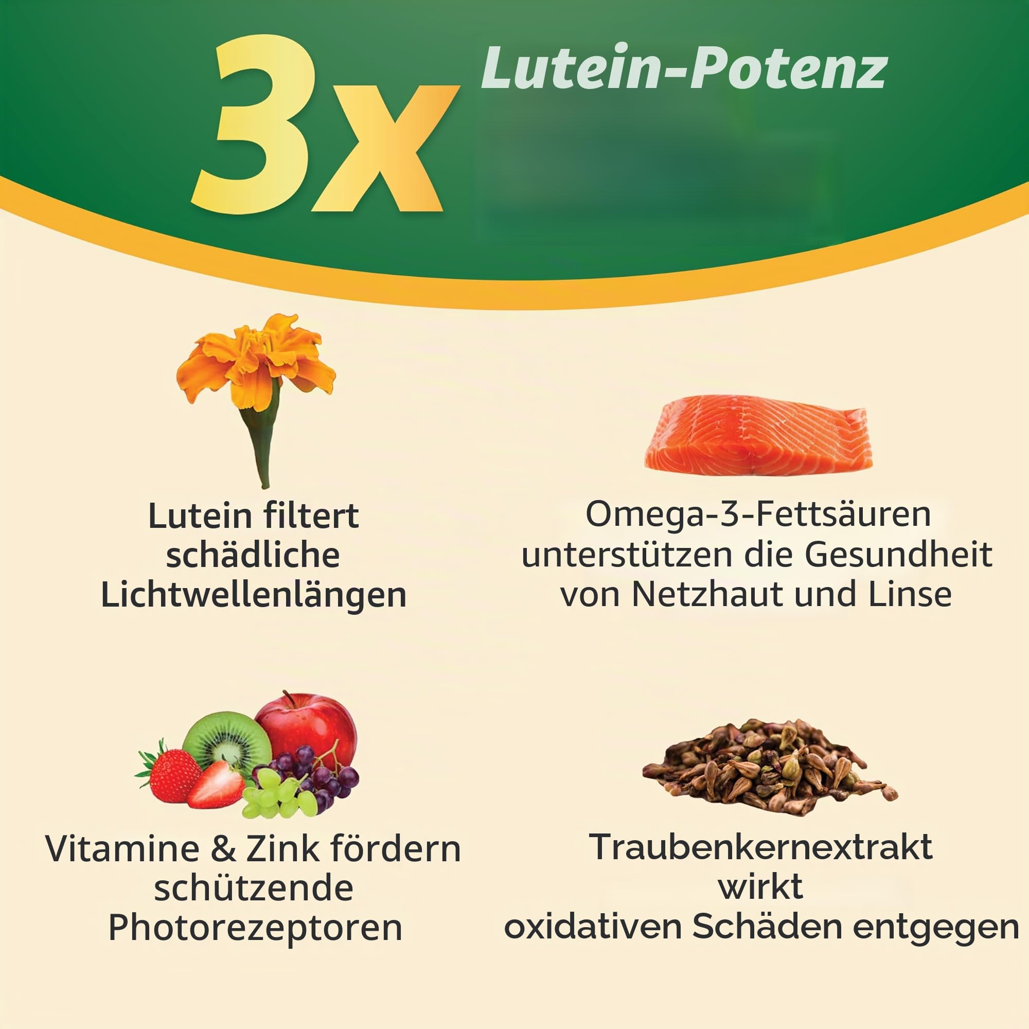 Ocu-GLO Weiche Kauknochen für optimale Sicht, Unterstützung für Hunde und reife Katzen, von Animal Necessity, 60 ct