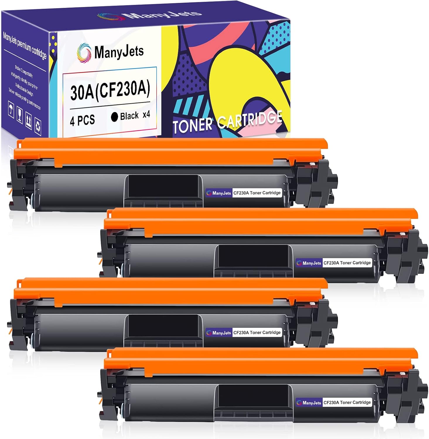 Toner Nero Compatibile Garanzia Cartuccia Toner Compatibile CF230A/30A Per HP LaserJet Pro M203, M227 - Nero, Garanzia 1 Anno Toner Nero Per M203dw M227fdn - Foto 8