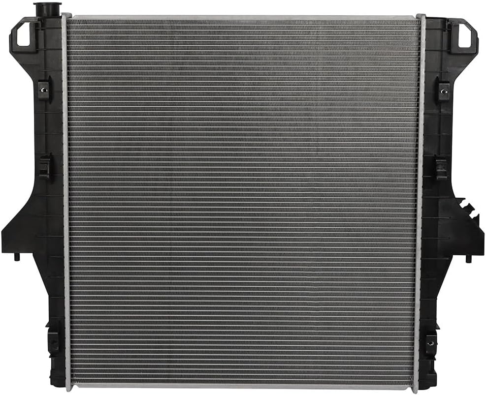 SCITOO Auto Engine Radiator *1 + A/C Condenser *1 Fit for 2003-2007 for Ram 2500 5.9L 2003-2007 for Ram 3500 5.9L, Automotive Replacement Radiators, Car Radiator & A/C Condenser