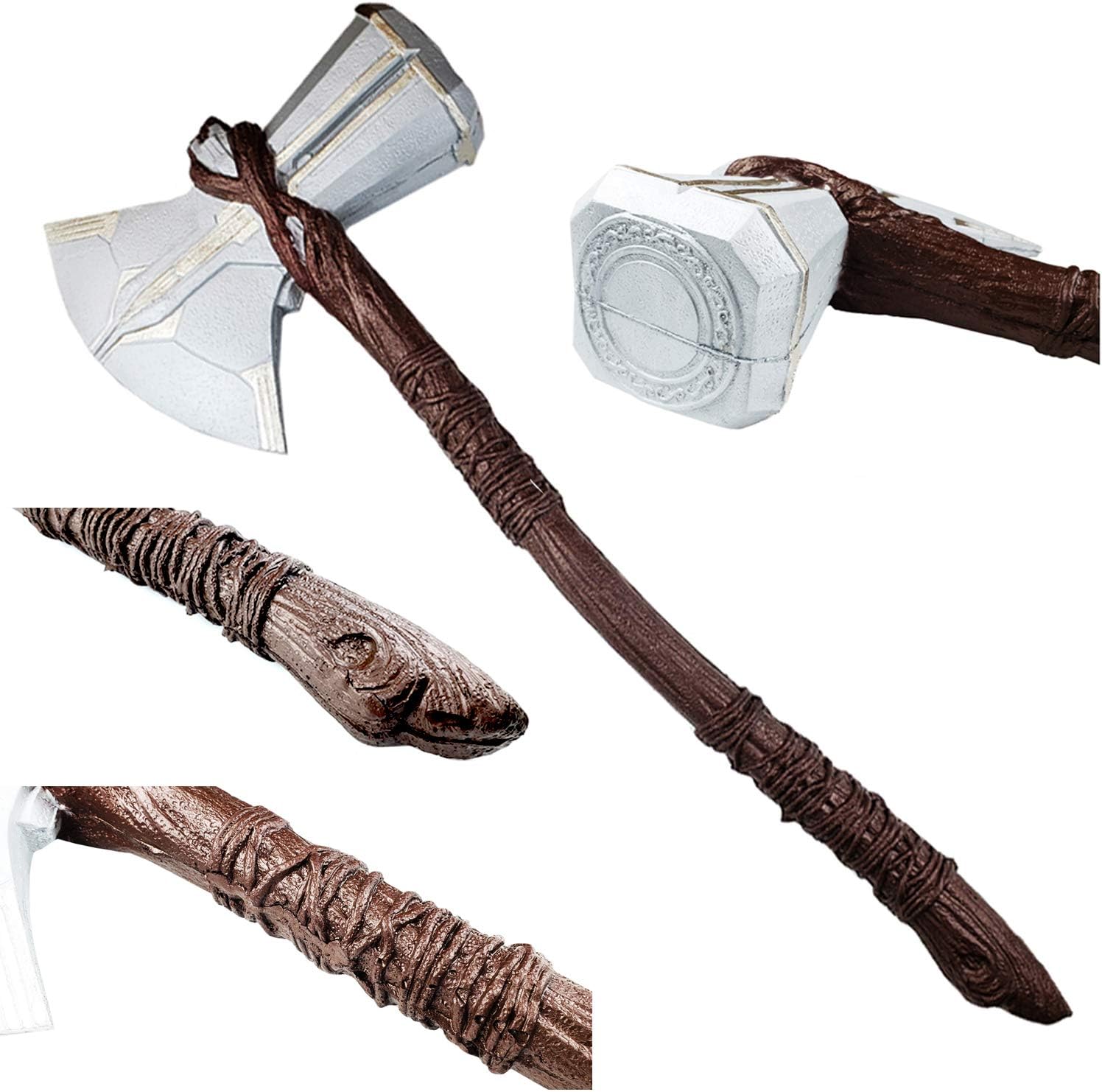 otaku gear Foam Axe - Prop Weapon Replicas for Cosplay, Costume, Display, or Collections
