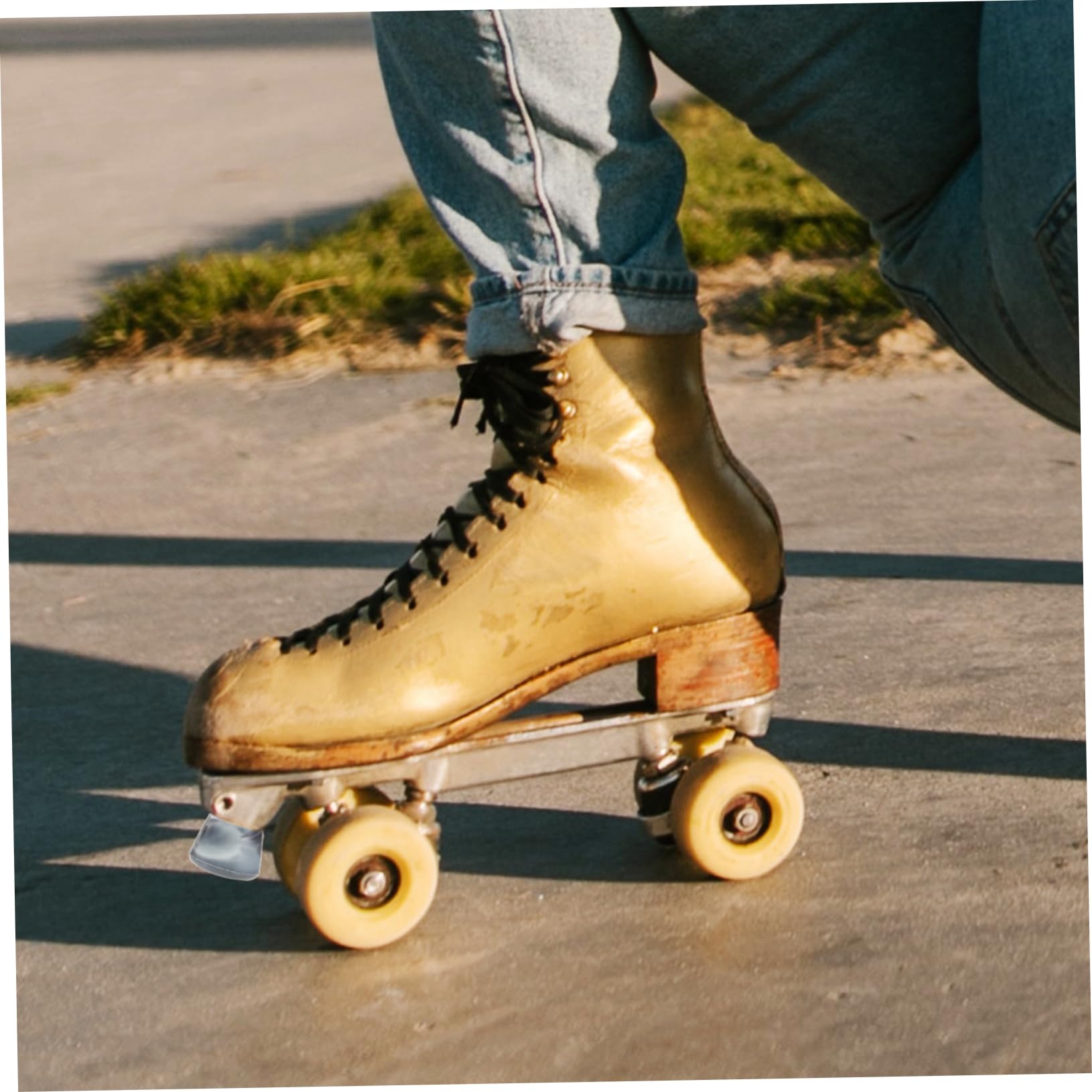 HEMOTON Les Plaquettes de Frein Accessoires de Patinage à Rouleaux Bouchons de Patinage à roulettes Bouchons de Frein de Patin à roulettes Bouchons d'orteil de Patin à roulettes