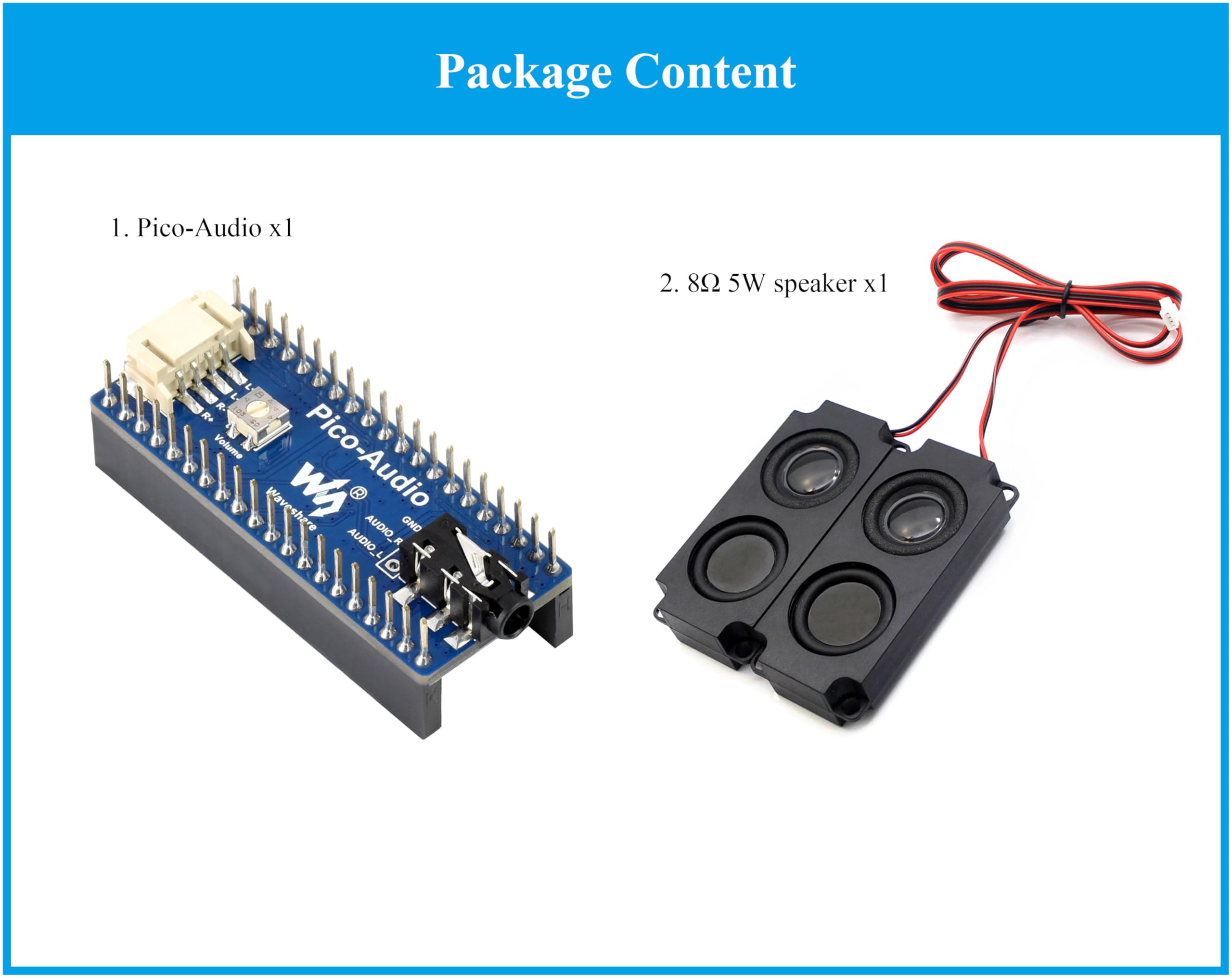 Amazon.co.jp: Raspberry Pi Pico/Pico W/Pico 2W対応オーディオ拡張