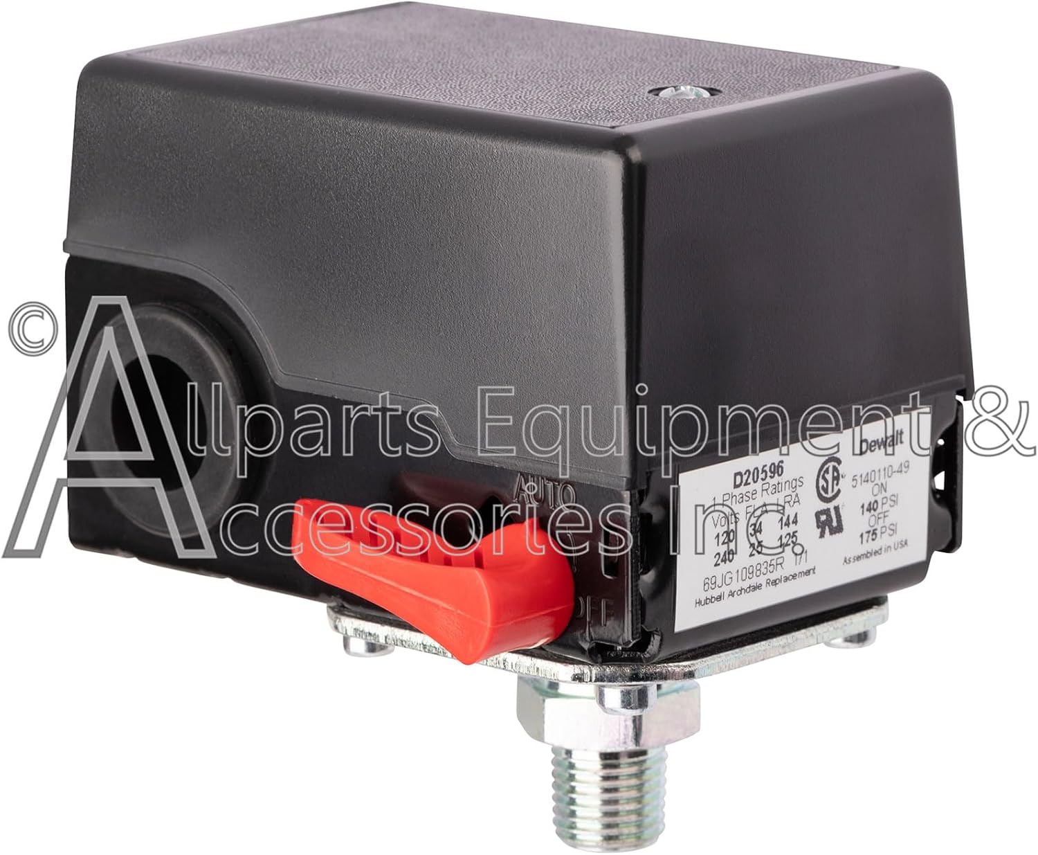 D20596 Pressure Switch Replacement for Craftsman Air Compressor 145/175 c