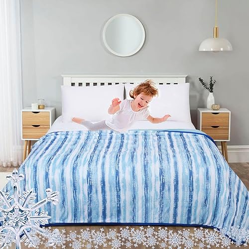 Manta refrescante de bambú azul marino, efecto doble cara, manta de verano frío para personas que duermen con calor, japonesa Q-max 0.5, fibra fría,