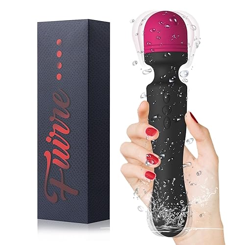 Fuirre New Cordless Double-Ended Available Relaxation Myofascia Tool Handheld Portable Travel Home Office Work Sports Silicone Use to Relieve Deep Tissue Muscle Pain and Fatigue,RedBlack - Redblack